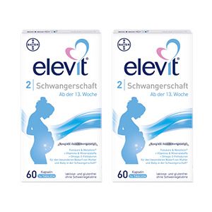 ELEVIT 2 Schwangerschaft Weichkapseln Doppelpackung (2x60 St)