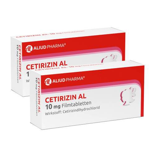 CETIRIZIN AL 10 mg Filmtabletten Doppelpackung (2x 100St)